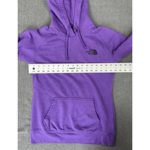 The North Face Pullover Hoodie Sweatshirt Womens S Purple Half Dome Logo Outdoor - Picture 6 of 8